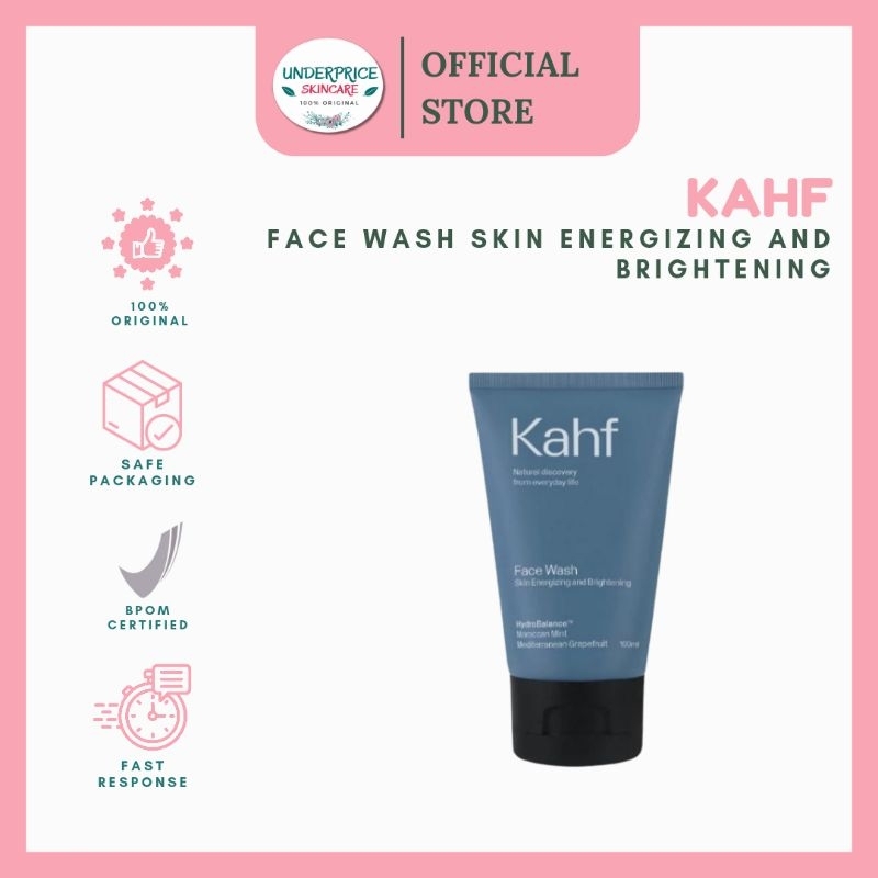 Jual KAHF Face Wash Skin Energizing And Brightening 50ml Shopee Indonesia