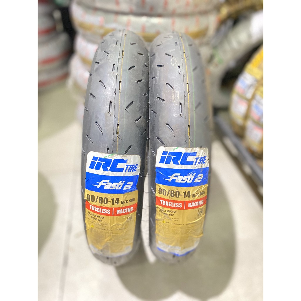 Jual BAN MATIC TUBLESS SOFT COMPOUND MERK IRC TYPE FASTI 2 UKURAN 90/80 ...