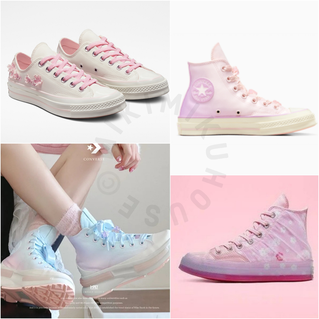 Jual CONVERSE CHERRY BLOSSOM EDITION SPRING SAKURA PINK A09108C SNEAKERS a09109c A06222C OFFICIAL SEPATU PURPLE GRADATION CHUCK TAYLOR Shopee Indonesia