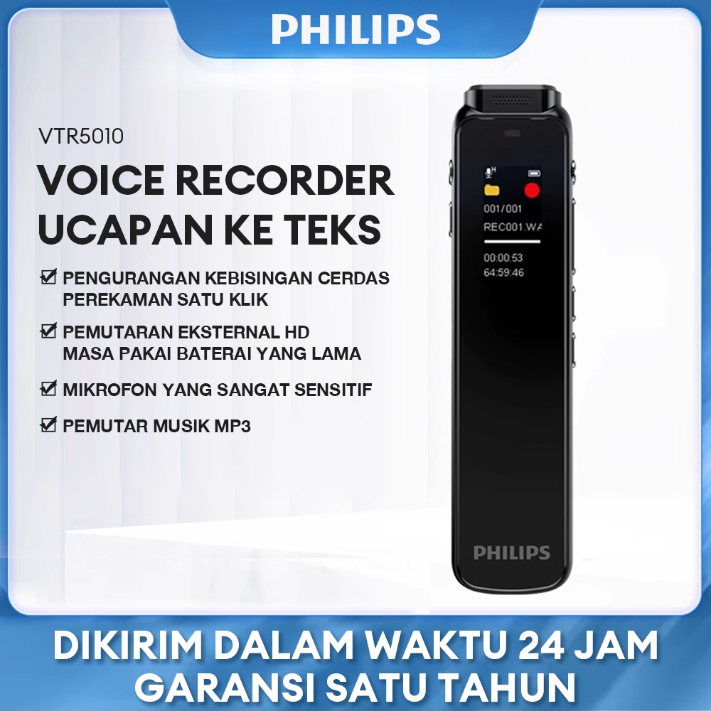 Jual Philips Digital Voice Recorder Perekaman Pena / Perekam Kecil ...