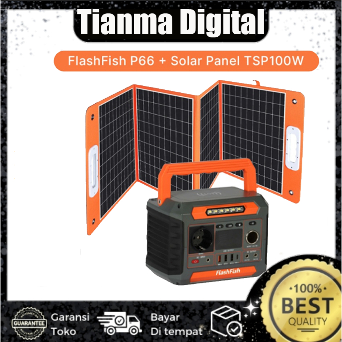 Jual Tianma Digital Flashfish Power Station 78000mAh 220V Portable P66 ...