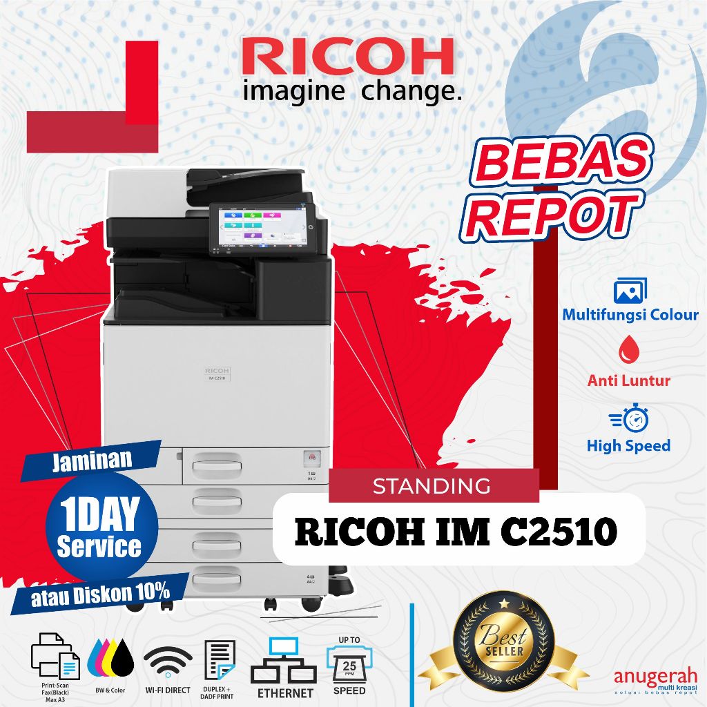 Jual Mesin Fotocopy Ricoh IM C2510 Mesin Standing Ricoh IM C2510