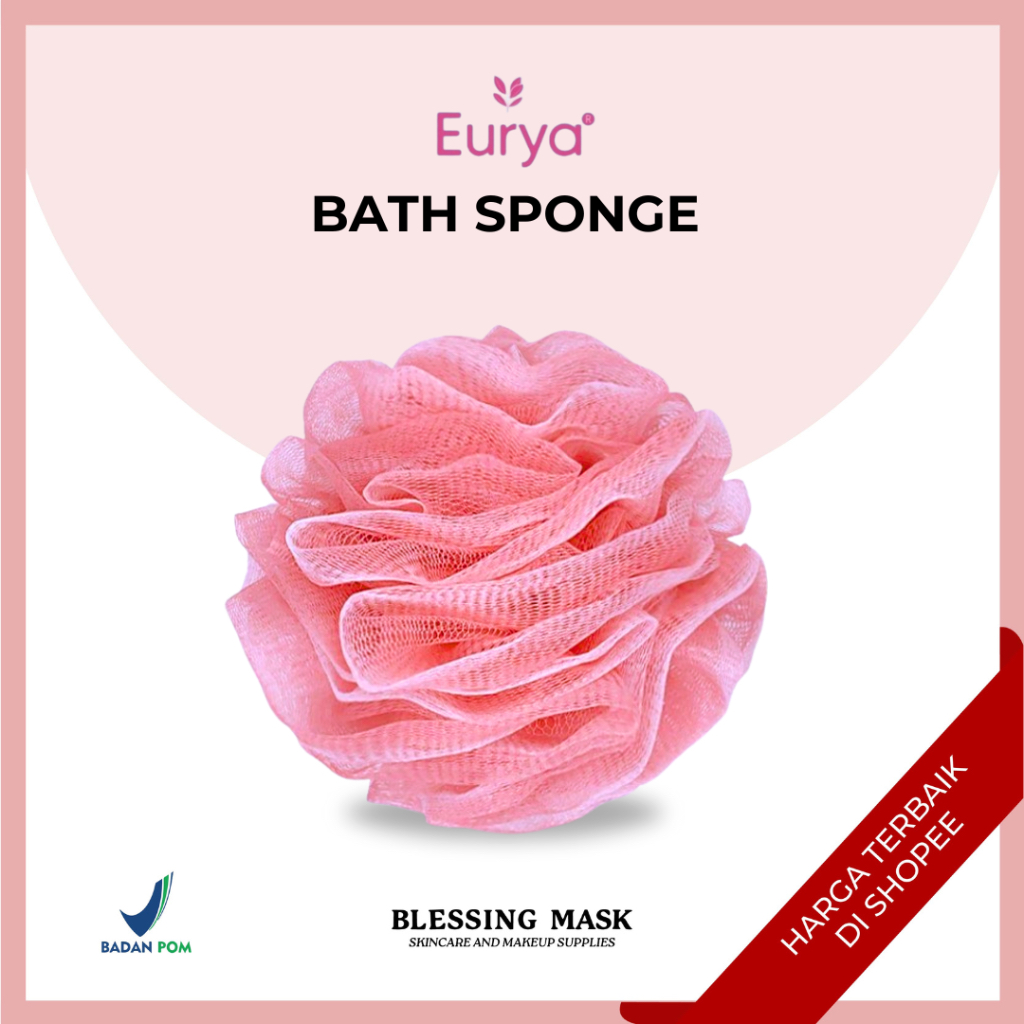 Jual EURYA Bath Sponge Indonesia | Spons Mandi | Alat Gosok Tubuh ...
