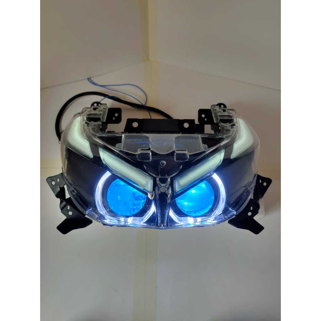 Jual PAKET Biled Aerox new AES 2,5 inch PNP TINGGAL PASANG | Shopee ...
