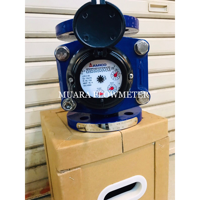 Jual Water meter 2 inch dn 50 mm Amico / Flowmeter amico 2 inch dn 50 ...
