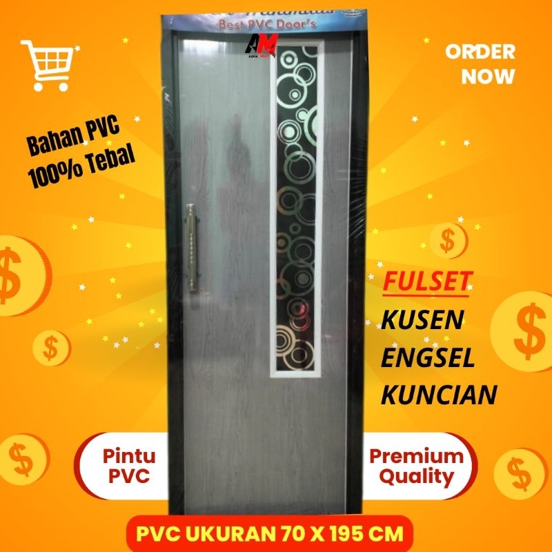 Jual Pintu Kamar Mandi PVC Long Kaca Minimalis Kualitas Premium ...