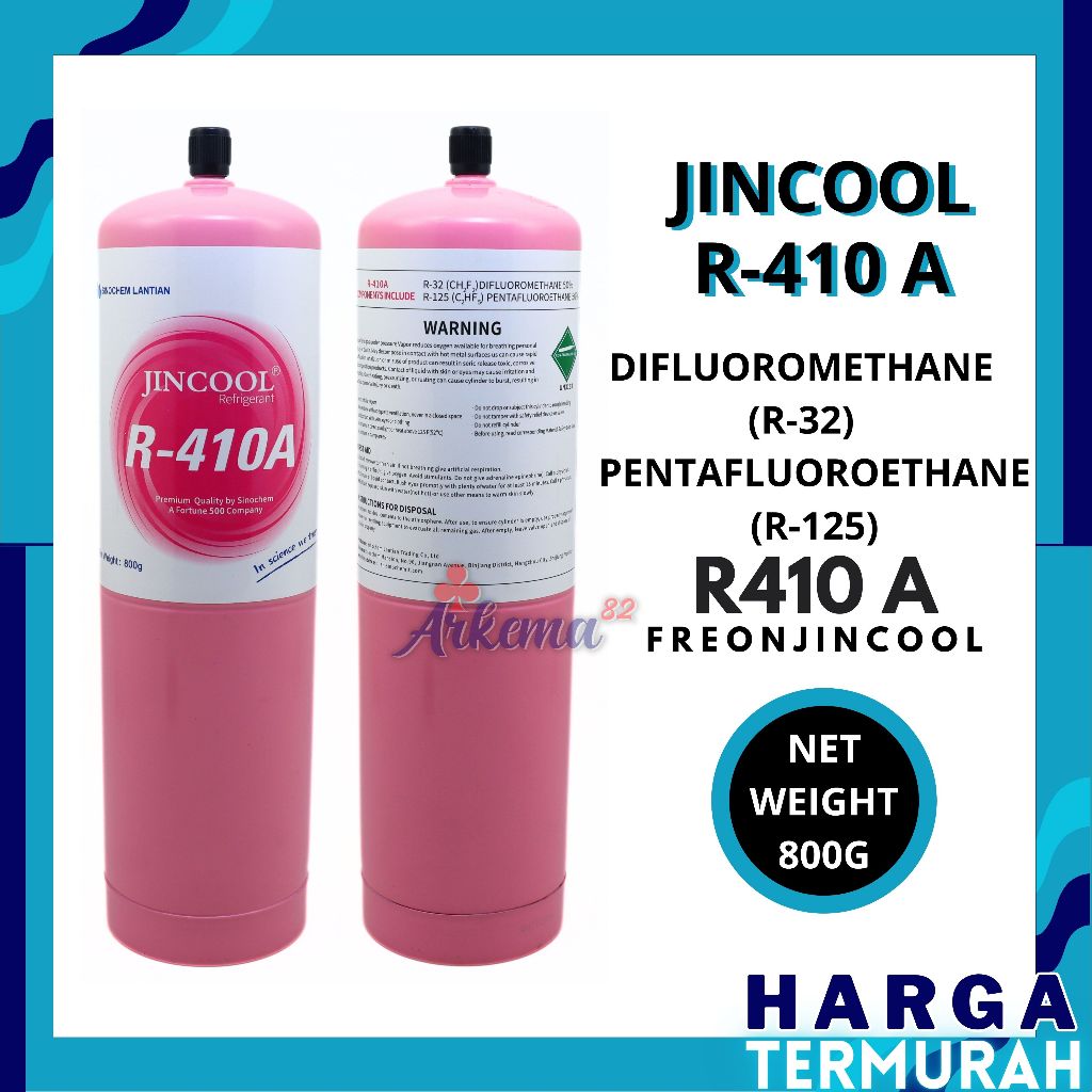 Jual FREON R410A | PREON R 410A JINCOOL KEMASAN KALENG 800GRM | PREON ...