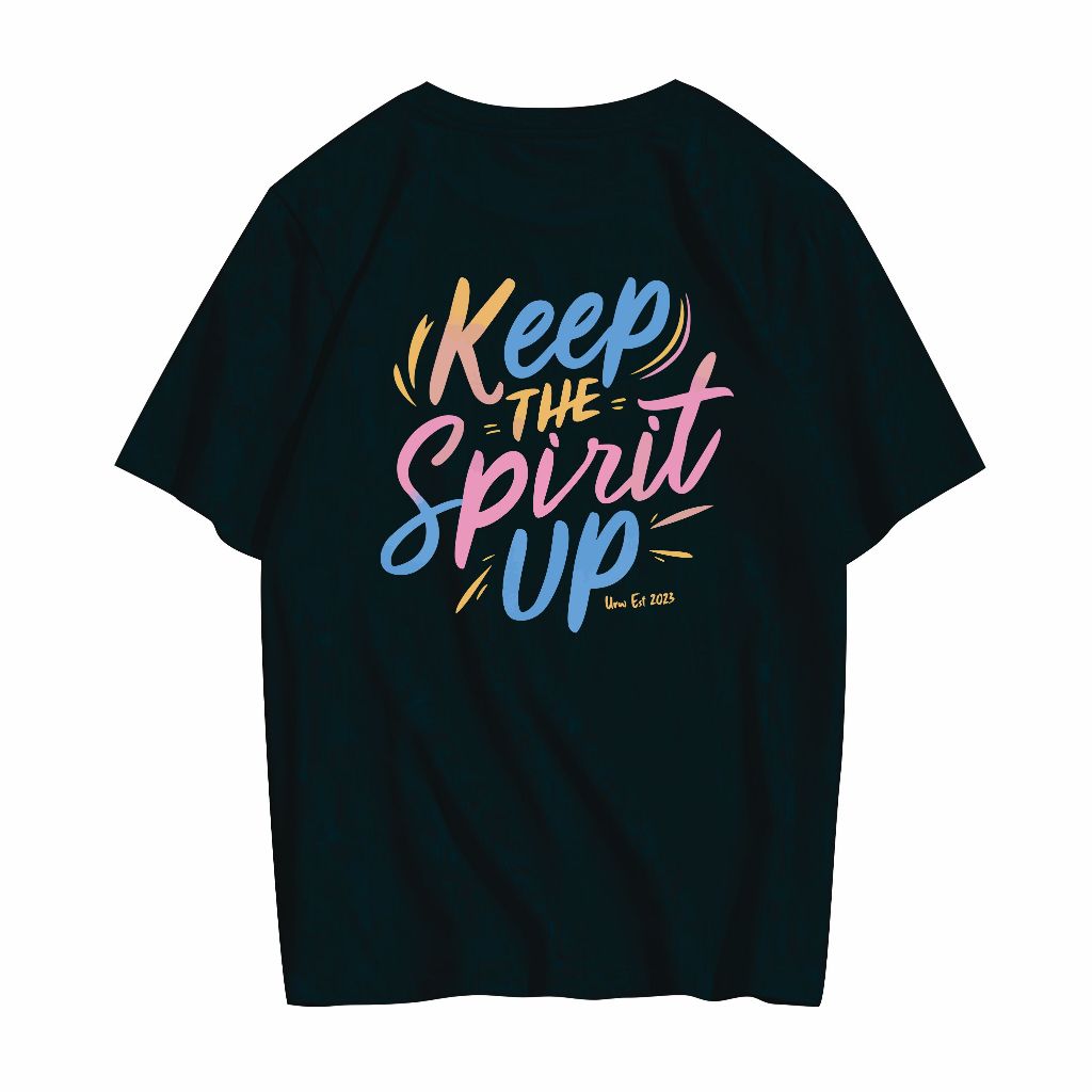 Jual URW Kaos Keep | Basic | Hitam | Unisex | Shopee Indonesia