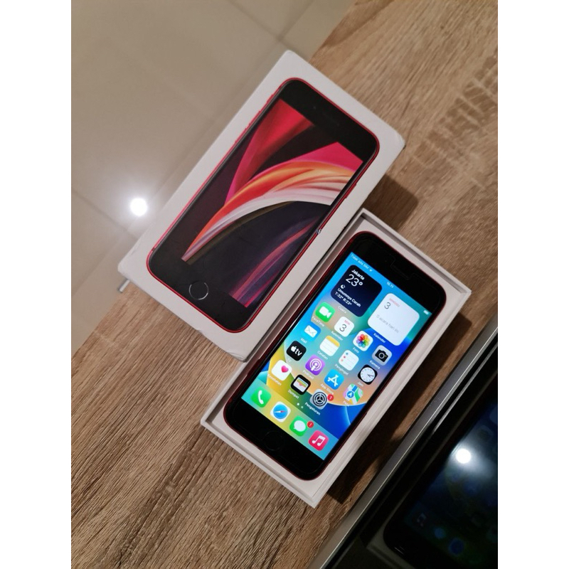 Jual iPhone SE 2020 128GB 64GB Black White Red iBox Fullset Ori