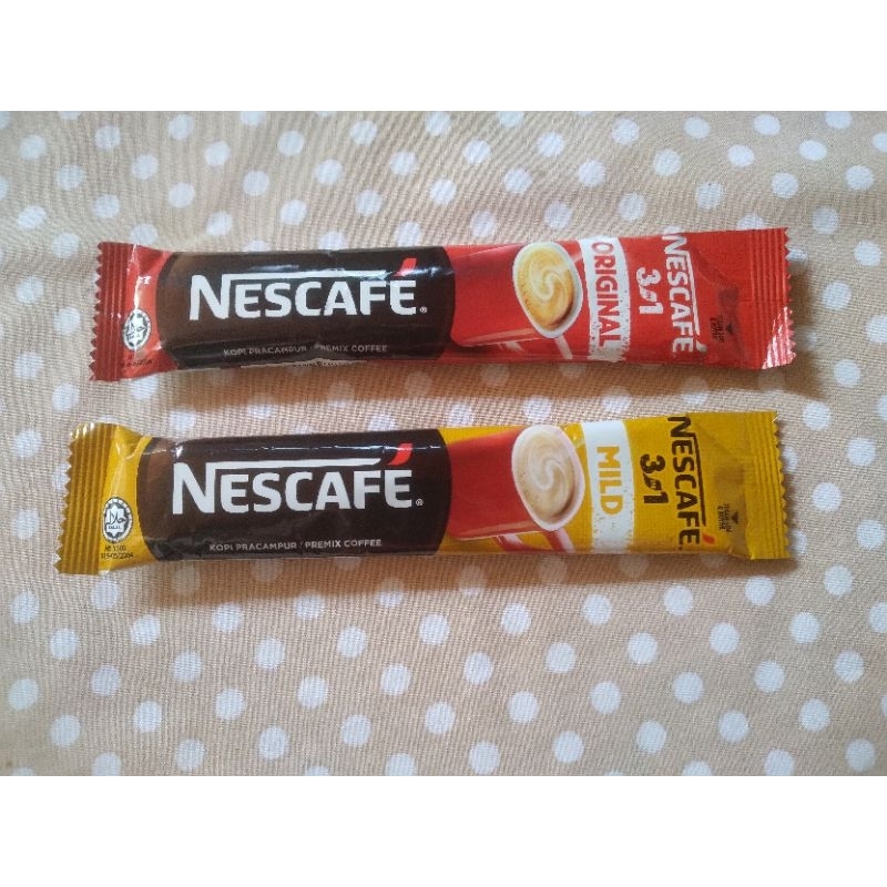 Jual Nescafe 3 in 1 original/mild | Shopee Indonesia