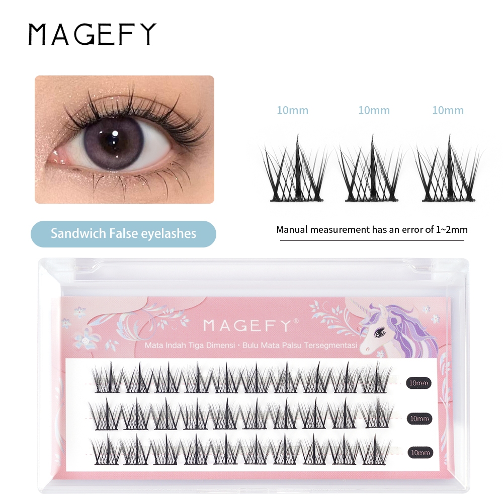 Jual Magefy Baris Bulu Mata Palsu Eyelash Extension Bulu Eyelash