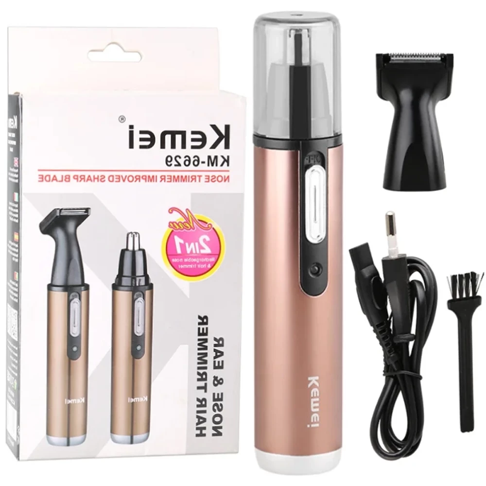 Kemei KM-6629 Alat Cukur Hair Trimmer Shaver Rechargeable | AutoStock