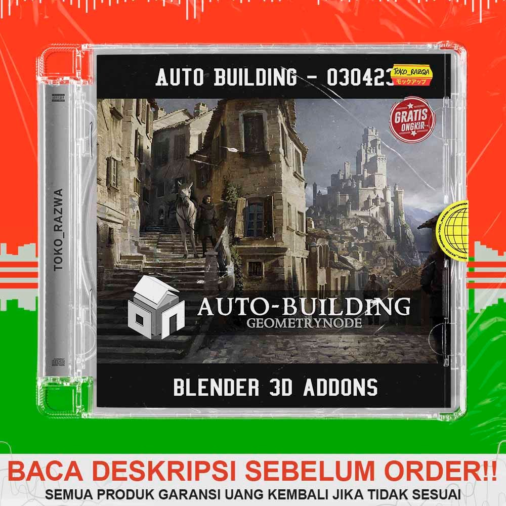3D Blender - Auto-Building v1.2.7 + Assets - 120626