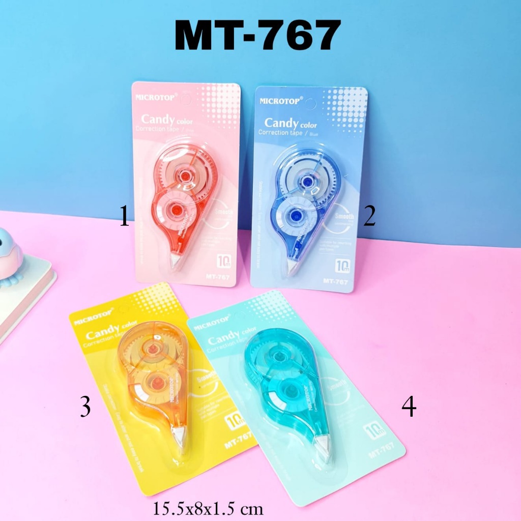Jual MJ Correction Tape MICROTOP MT-828/Pita Koreksi/Tipex Kering/Tipx ...