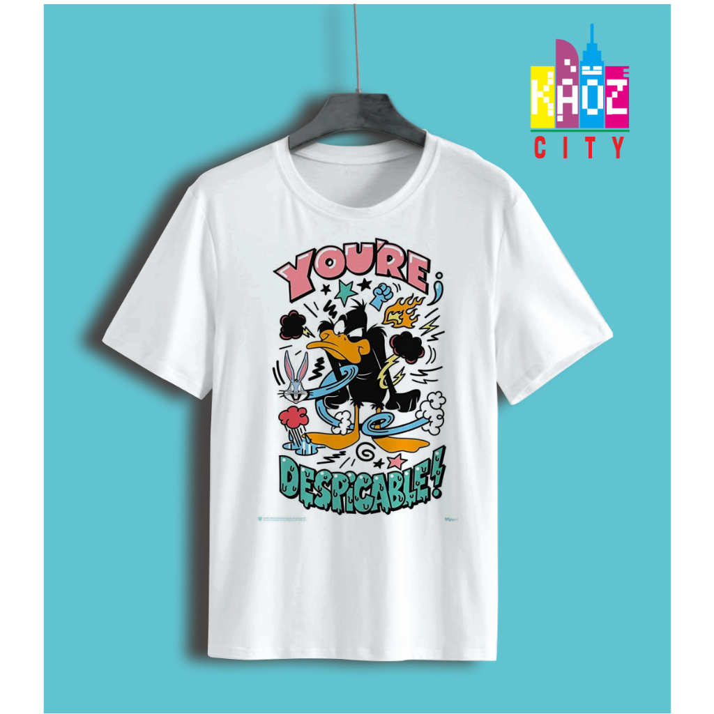 T Zone Wb Looney Tunes Base Camp Kaos Lengan Pendek Pria