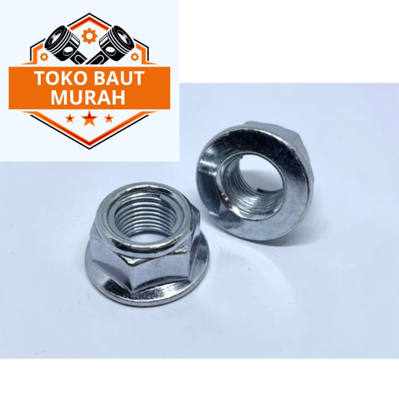 Jual Mur Lock Flange M16 Mur As Roda Tiger | Shopee Indonesia