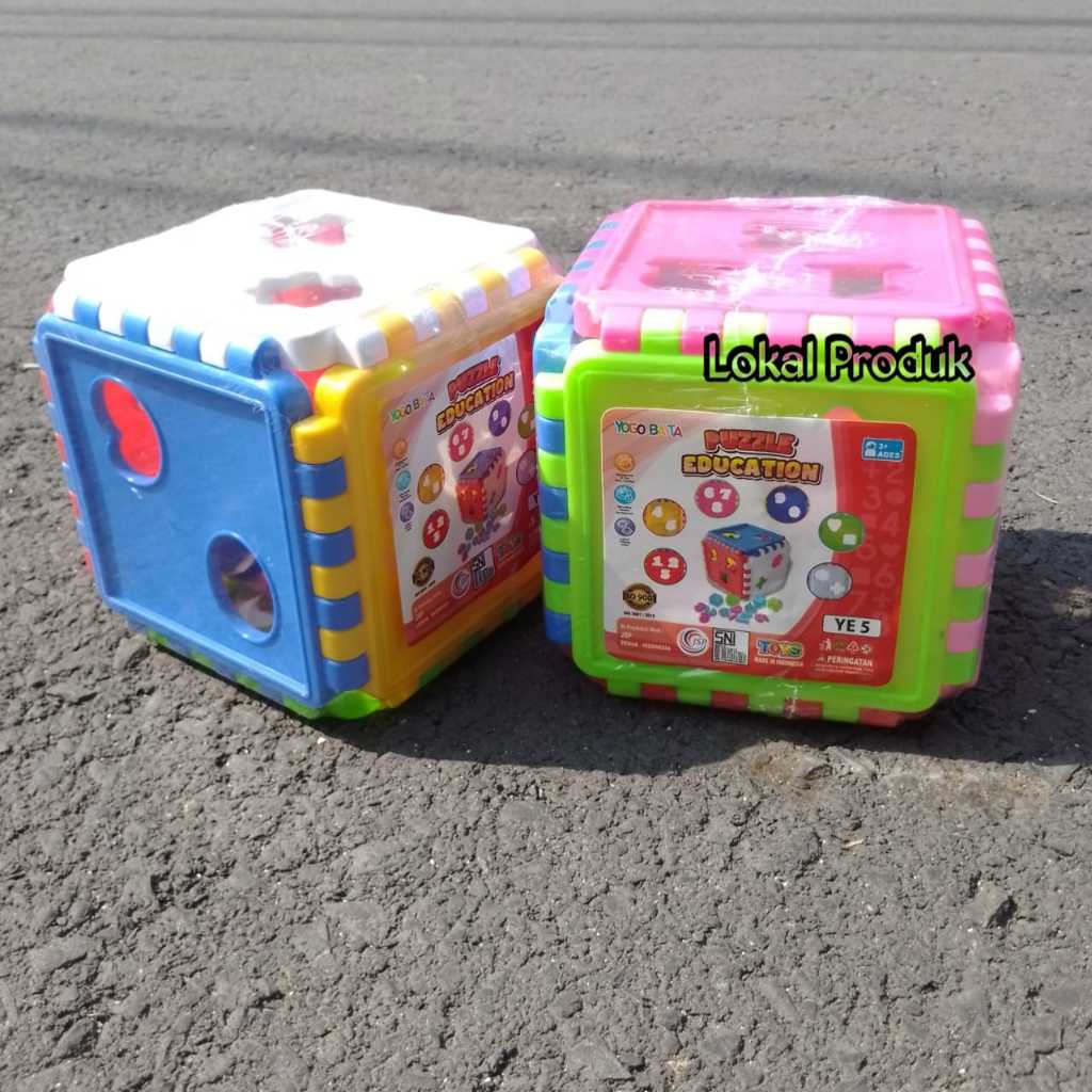 Jual Puzzle Box Education Mainan Anak Bentuk Kubus YE 5 | Mainan