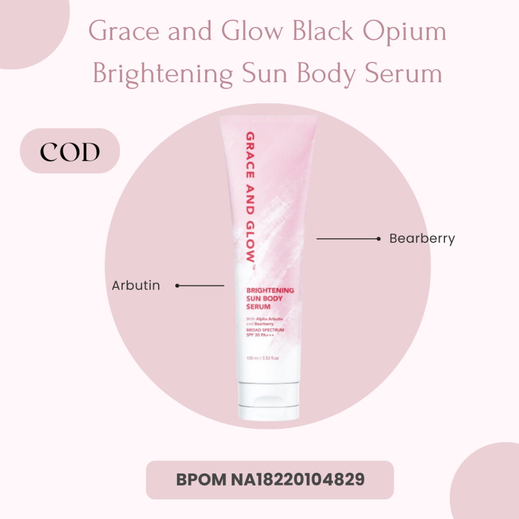 Jual Grace and Glow Brightening Sun Lotion Body Serum SPF 30 PA ...