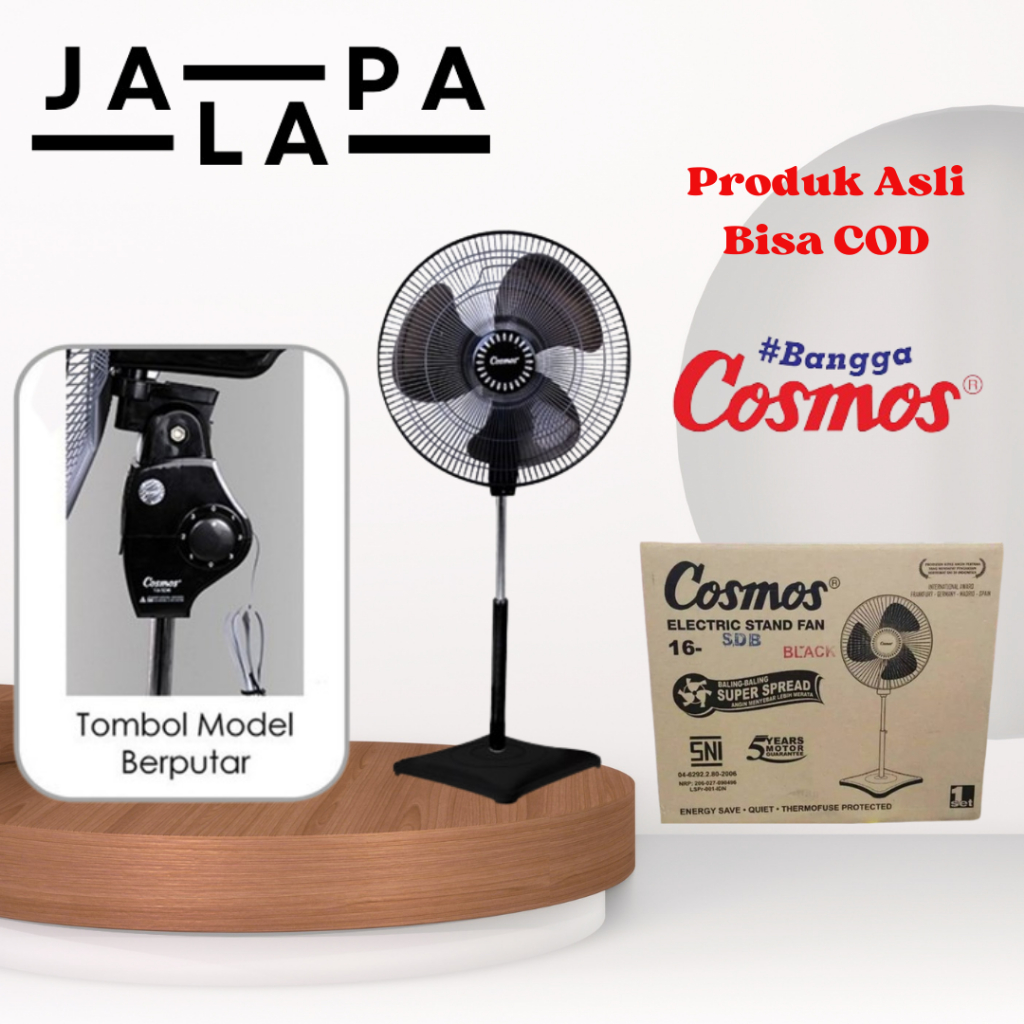 Jual ' KIPAS ANGIN / STAND FAN / KIPAS BERDIRI COSMOS 16SDB / 16 SDB ...