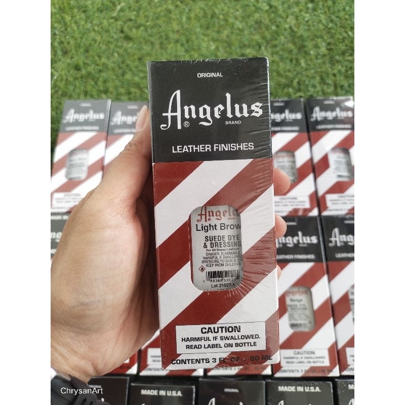 Jual Angelus Suede Dye/Angelus Cat Kulit Bahan Bludru Suede Dye 3oz ...