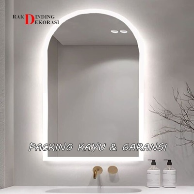Jual Cermin Led Gantung Kamar Mandi Tempel Dinding Wastafel Aesthetic ...