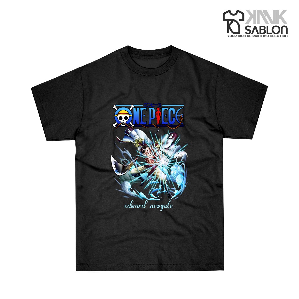 Jual Kanksablon Kaos Anime One Piece Shirohige X Nami Shopee Indonesia 