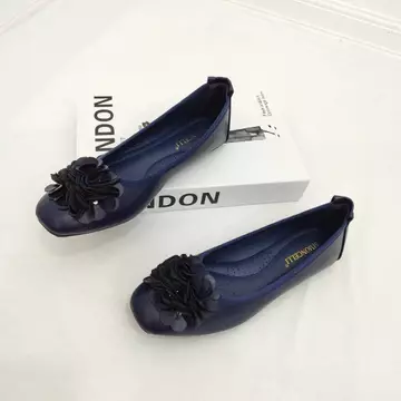 Simoncelli Flatshoes Wanita Sepatu Wanita Sepatu Kerja Wanita Sepatu Pesta Sepatu Hitam Sepatu