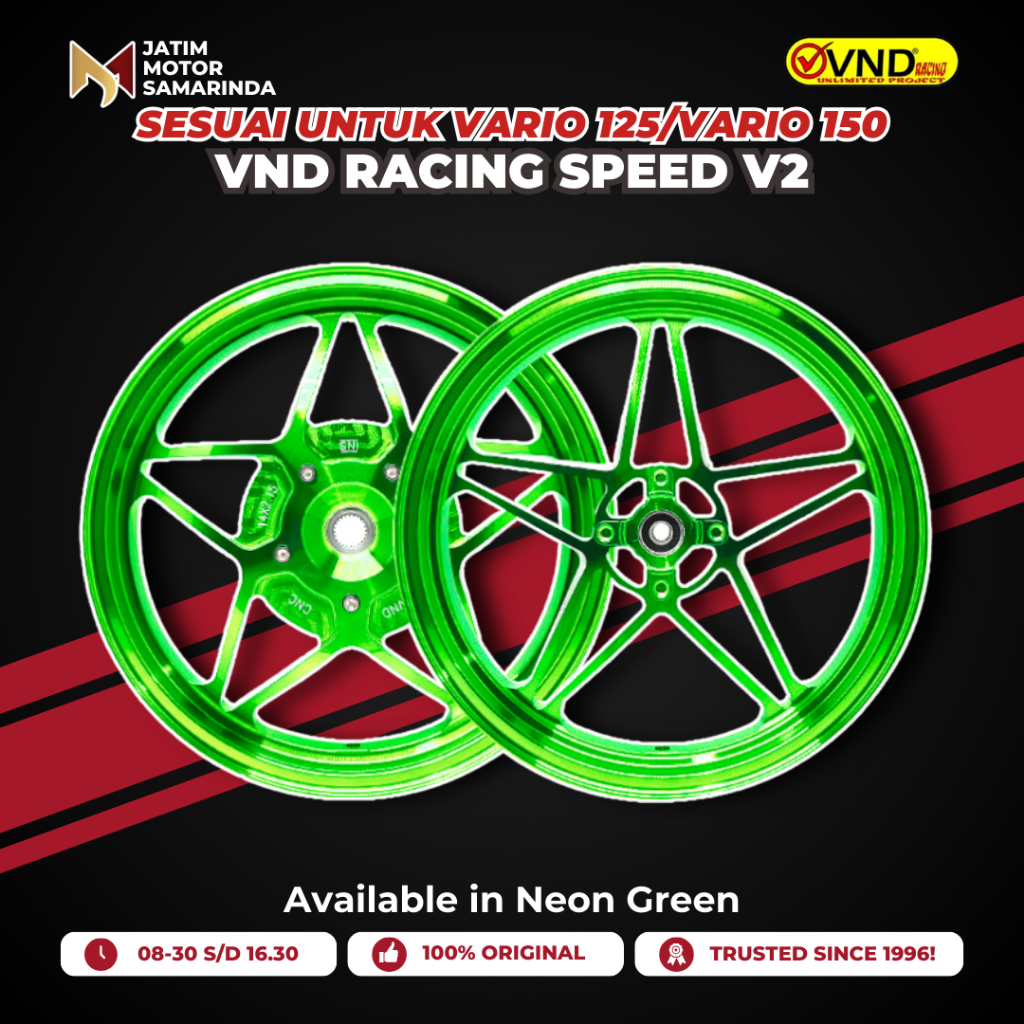 Jual Vnd Velg Racing Speed V Palang Bintang Motif Star Versi Untuk Vario Vario Warna