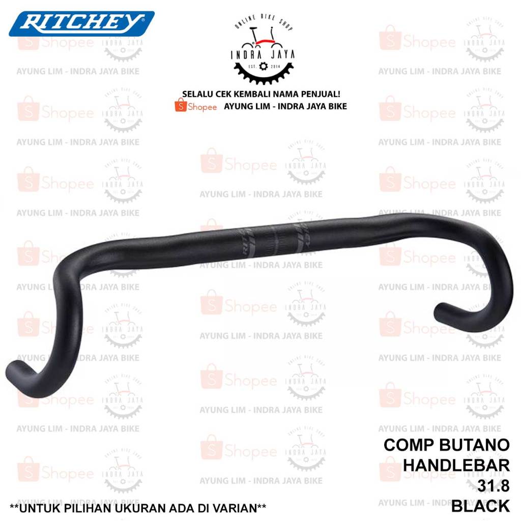 Jual RITCHEY DROP BAR - COMP BUTANO - GRAVEL AND ALL ROAD 31.8 - BLACK ...