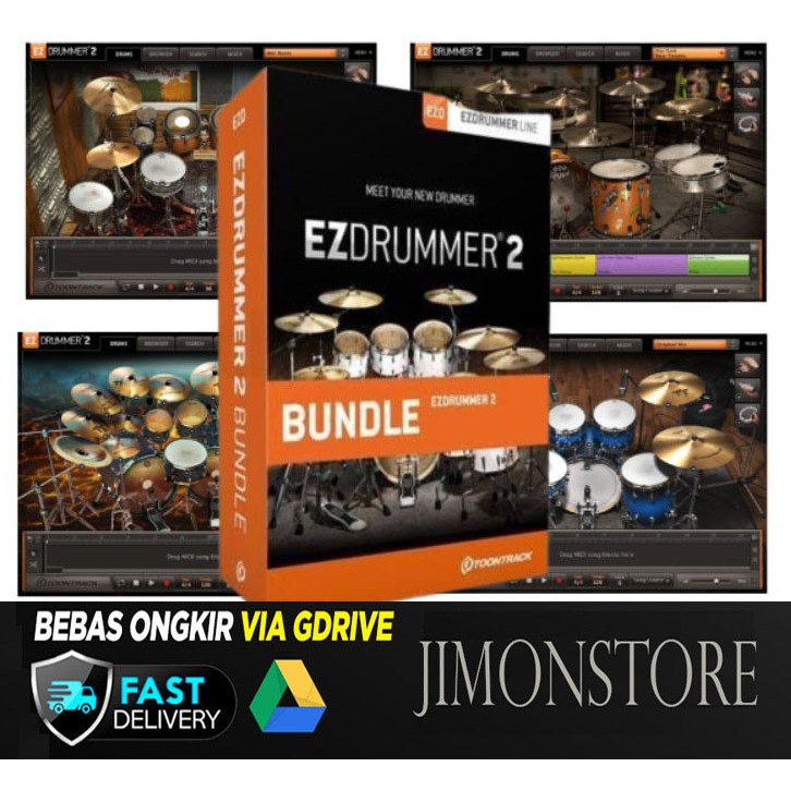 Jual Software EZ Drummer 2 Complete Full Expansion EZX Lengkap Shopee