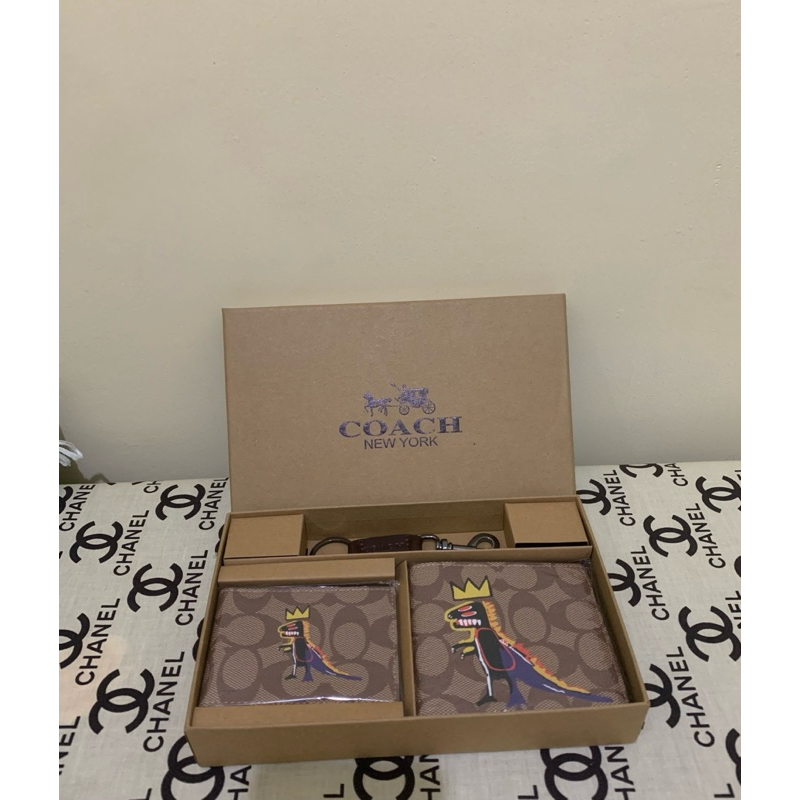Jual COACH Dino Dinosaur Men Wallet | Shopee Indonesia