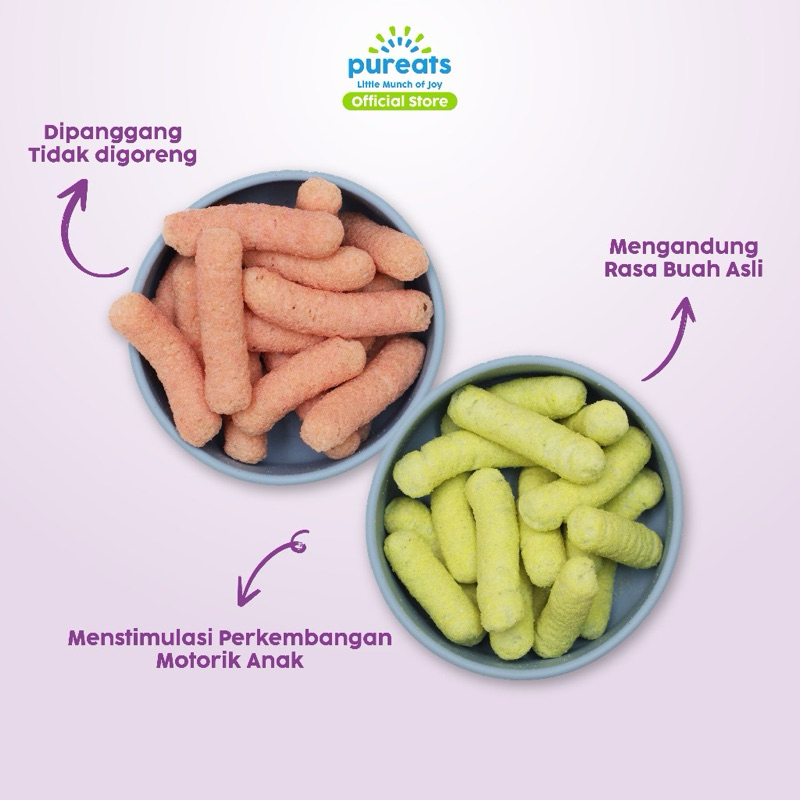 Jual Pureats Melty Stick 30gr Snack Anak Bayi 6 Bulan Ke Atas | Shopee ...