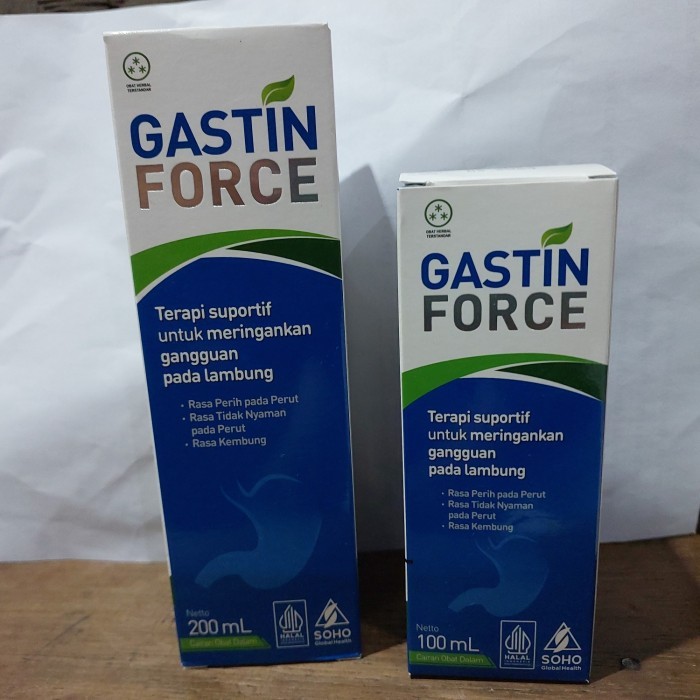 Jual Gastin Force Sirup 200 ml - Vitamin Herbal | Shopee Indonesia