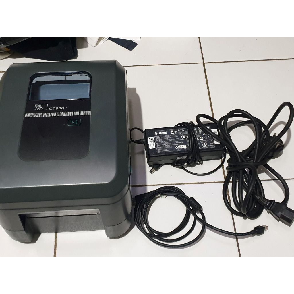 Jual Printer thermal zebra GT820 second 100mm | Shopee Indonesia