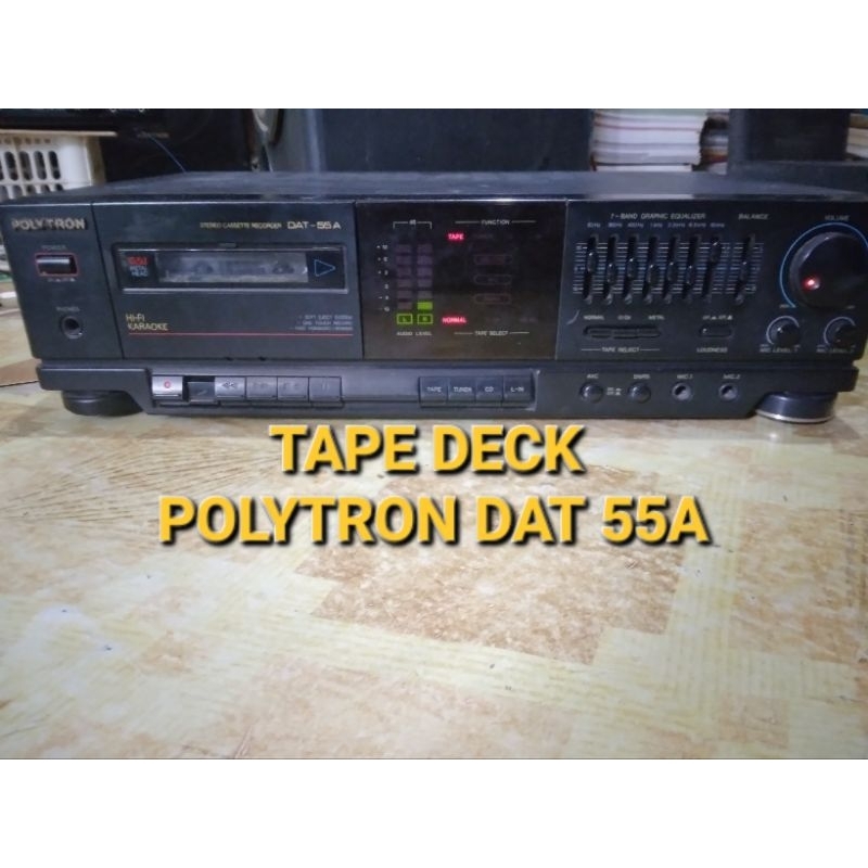 Jual TAPE DECK POLYTRON DAT HI FI AMPLIFER VINTAGE POLYTRON DAT