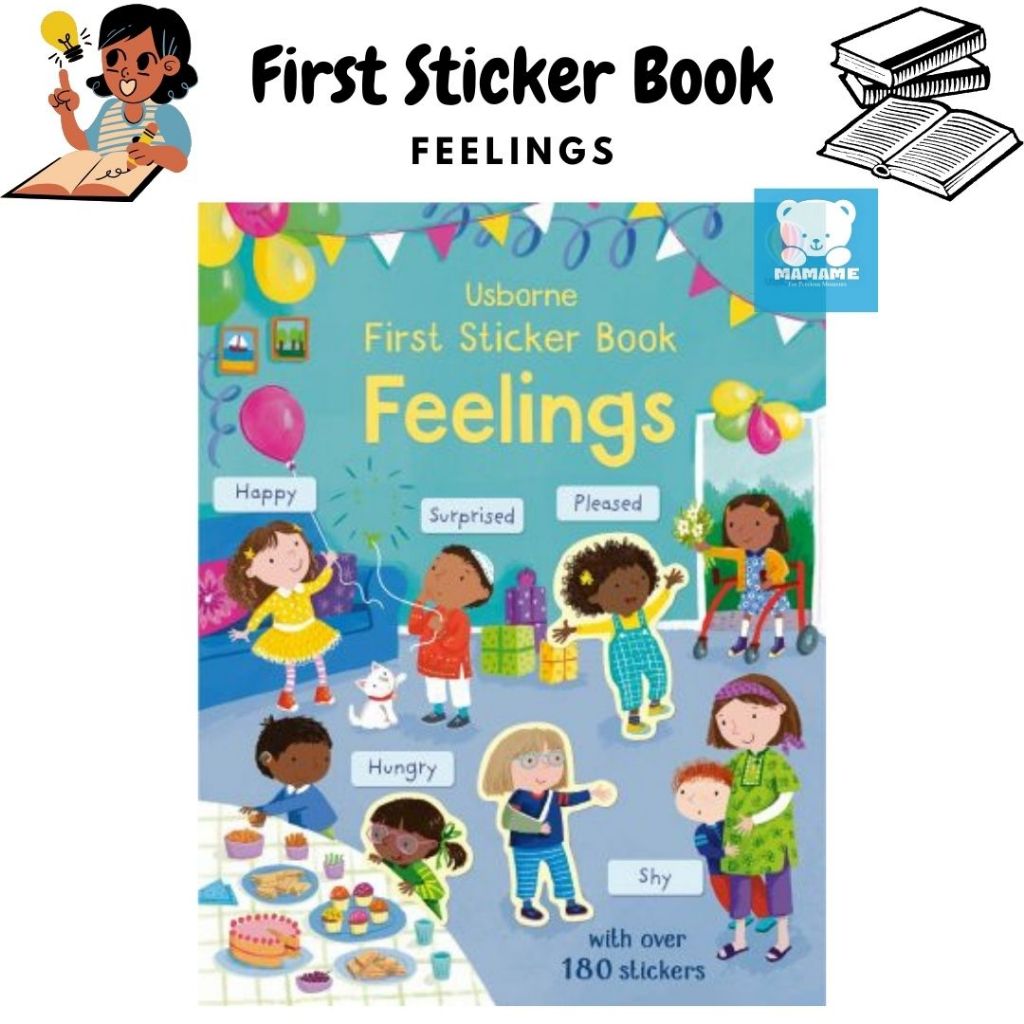 Jual [MAMAME]First Sticker Book // Buku Stiker Dan Bacaan Anak-anak ...