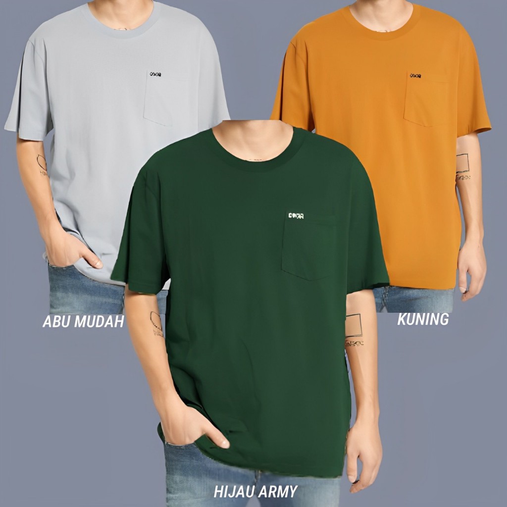 Jual Isi Pcs Kaos Polos Kaos Saku Kaos Pocket Kaos Oblong Polos