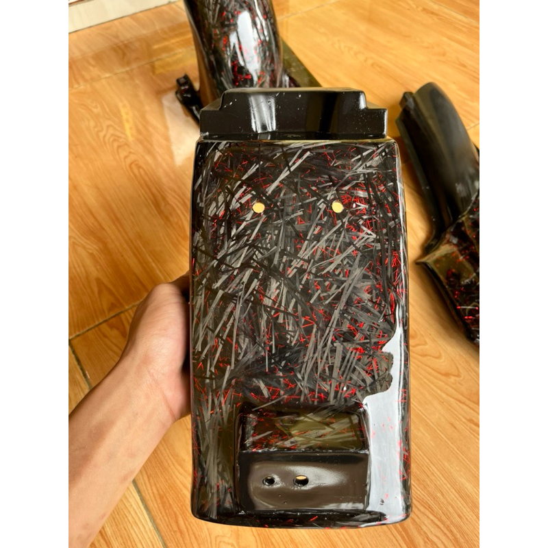 Jual spakbor belakang ninja r,ss carbon forged | Shopee Indonesia