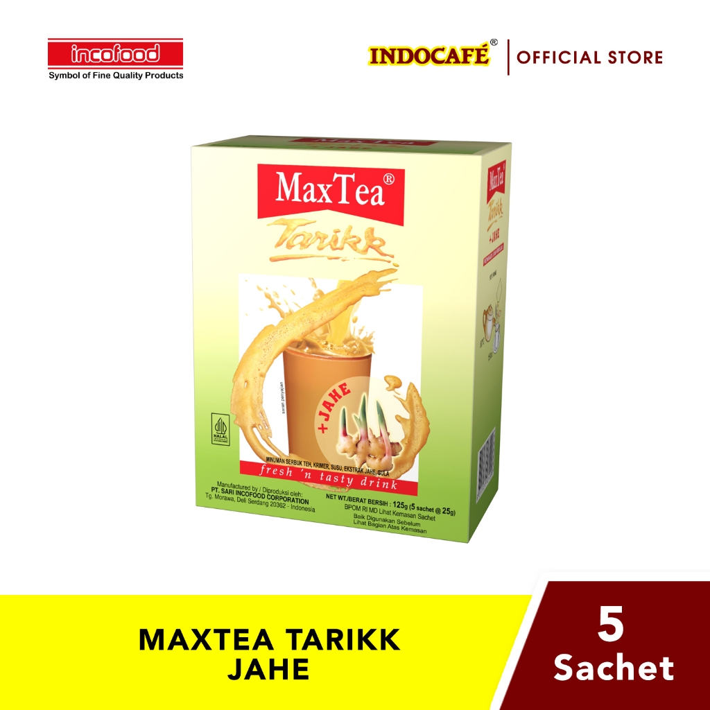 Jual MaxTea Tarikk Jahe (5 sachet) | Shopee Indonesia