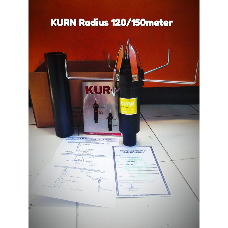 Jual penangkal petir KURN R 120_150 | Shopee Indonesia