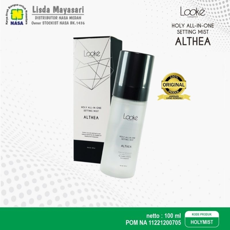Jual LOOKE HOLY ALL IN ONE SETTING MIST ALTHEA Asli Original Ori NASA ...
