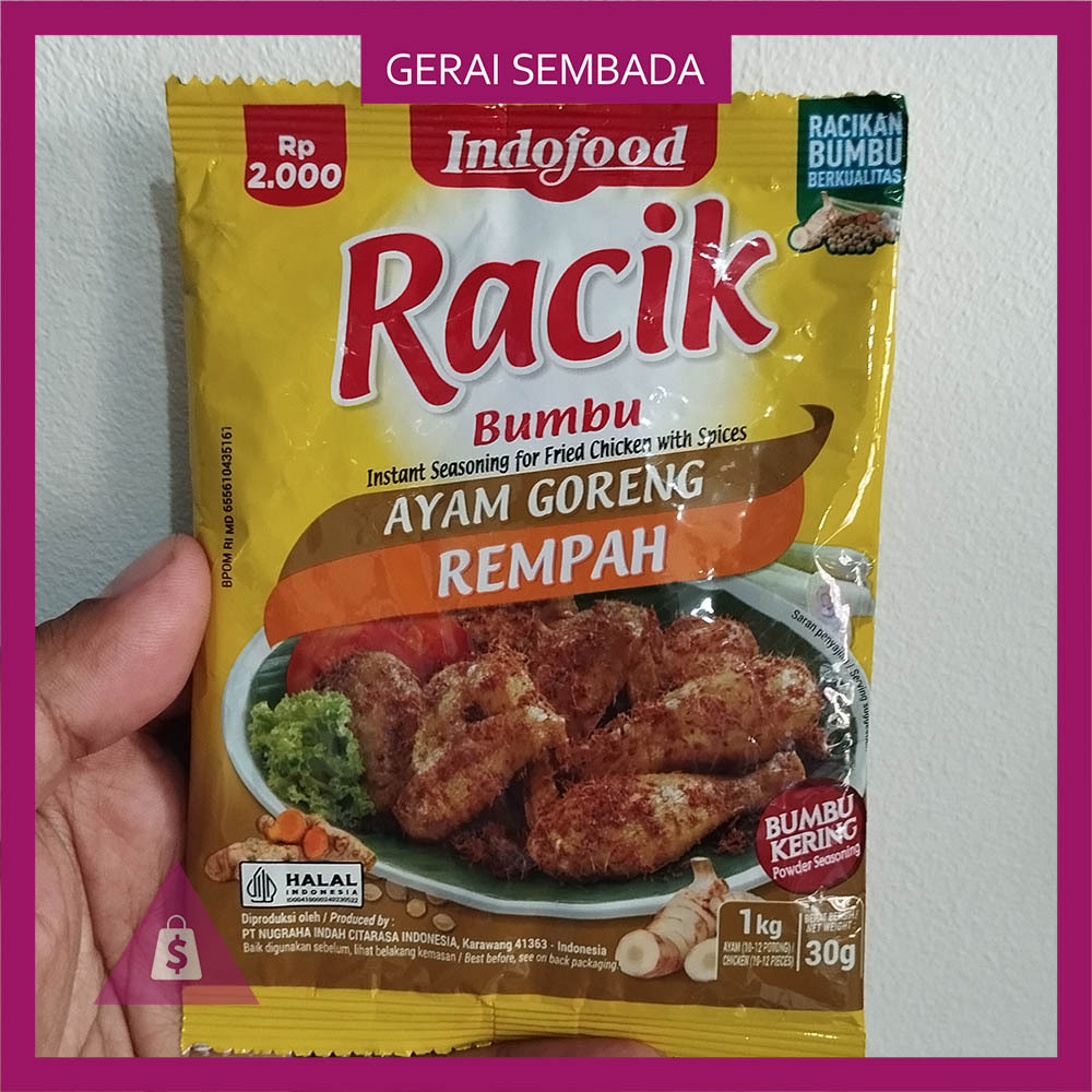 Jual Bumbu Racik Ayam Goreng Rempah Indofood G Shopee Indonesia