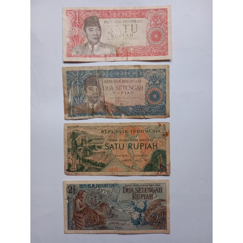 Jual 4 Lembar Uang Kertas Indonesia | Shopee Indonesia