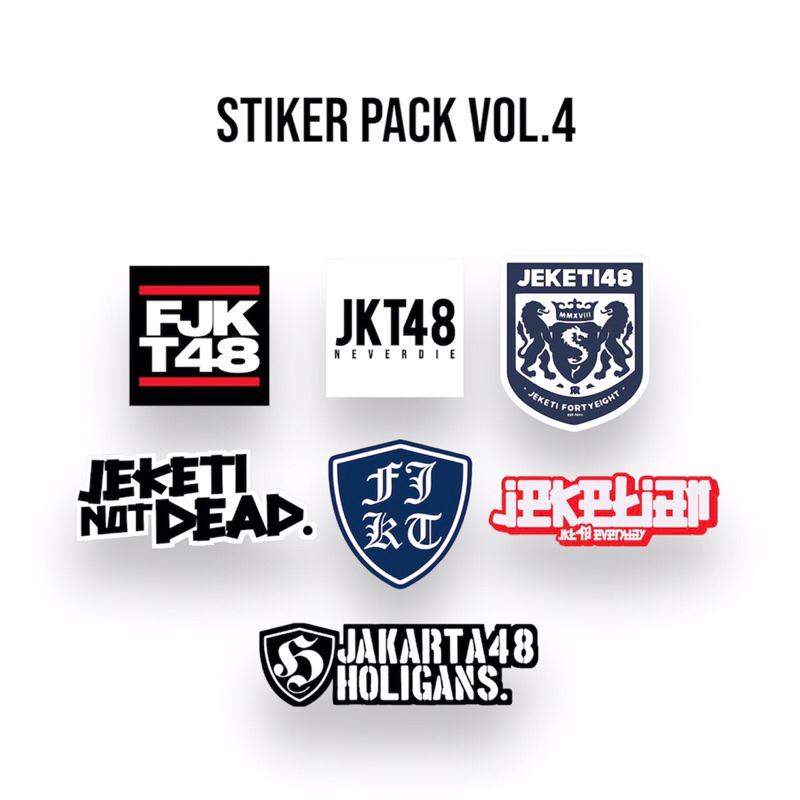 Jual Stiker pack jeketi vol.4 isi 7pcs | Shopee Indonesia
