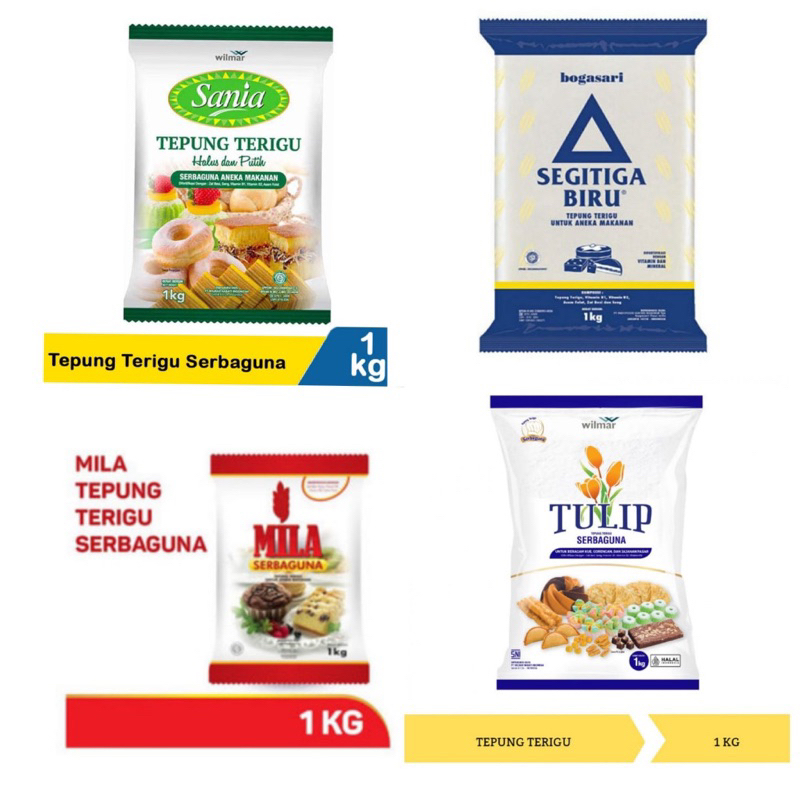 Jual Tepung Terigu ukuran 1Kg | Shopee Indonesia