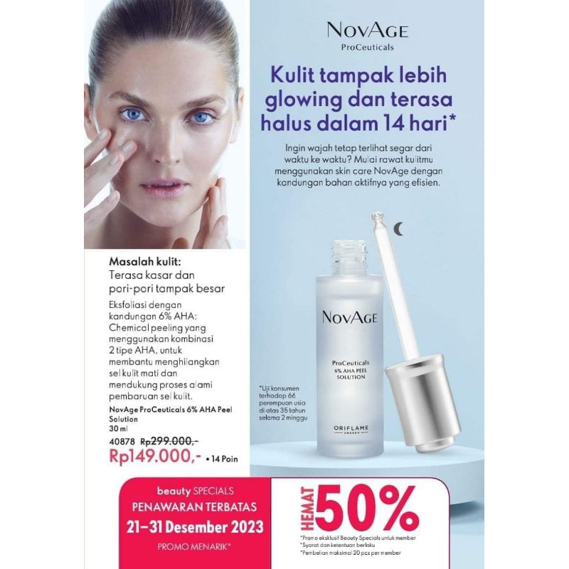 Jual NovAge ProCeuticals 6% AHA peel | Shopee Indonesia