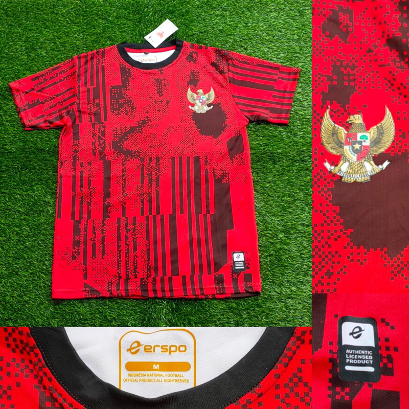 Jual Jersey Indonesia Training Erspo Merah 2023 2024 Baju Bola ...