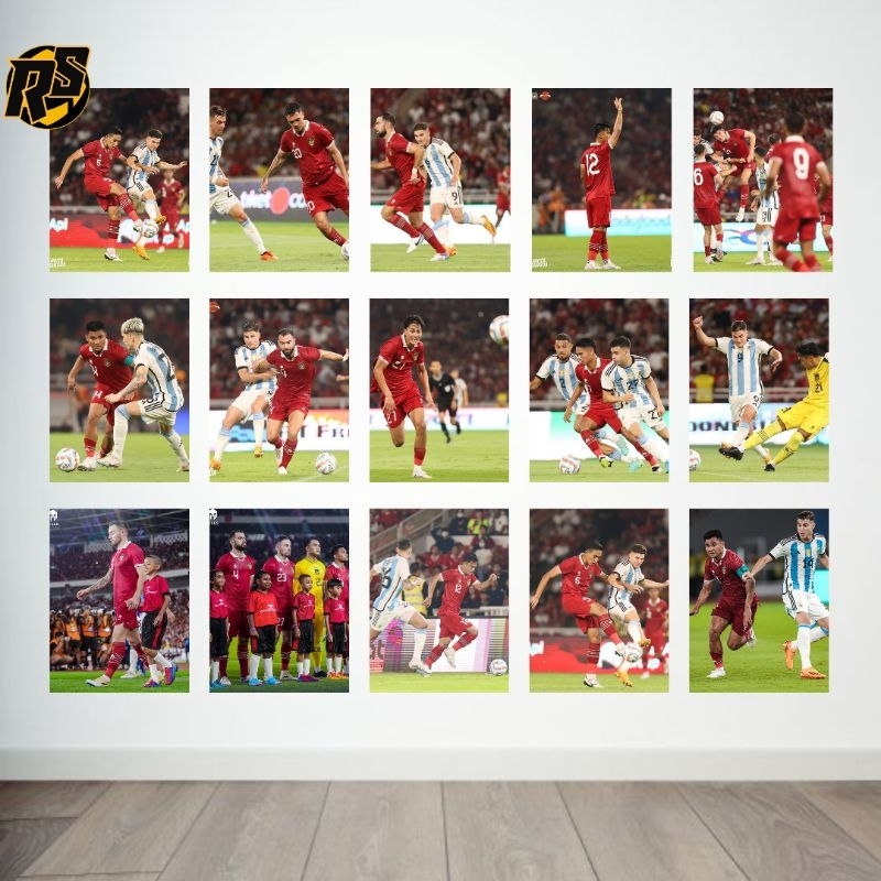 Jual Poster Timnas Indonesia Isi 15 pcs | Shopee Indonesia