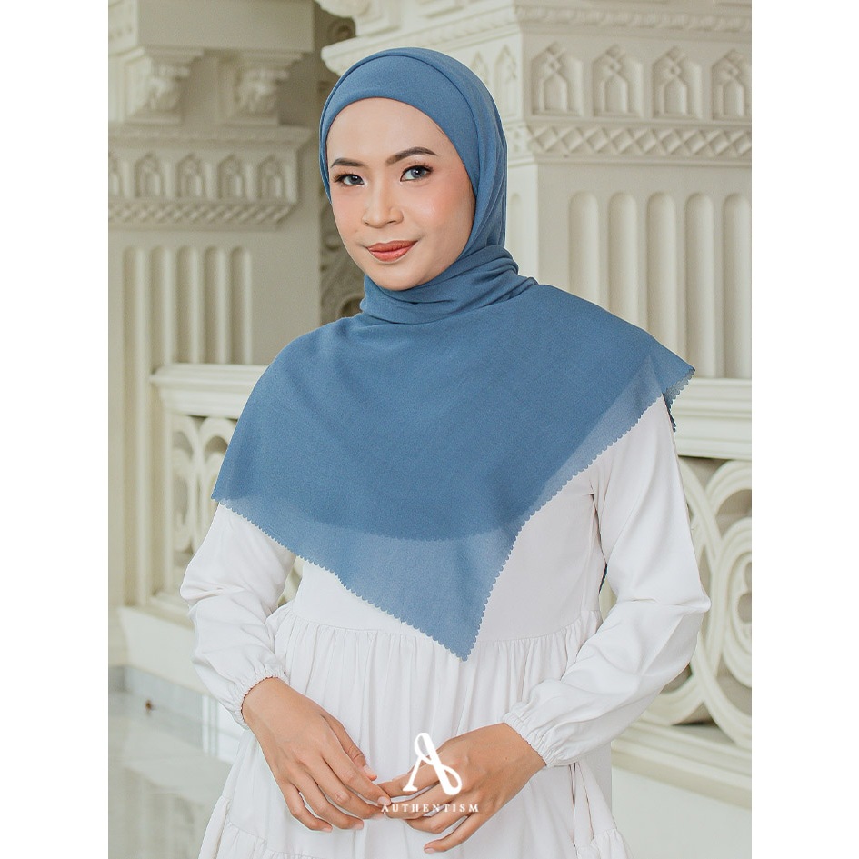 AUTHENTISM ID Raline Basic Voal Syari Kerudung Segi Empat Polos Aira Voal Lasercut Premium