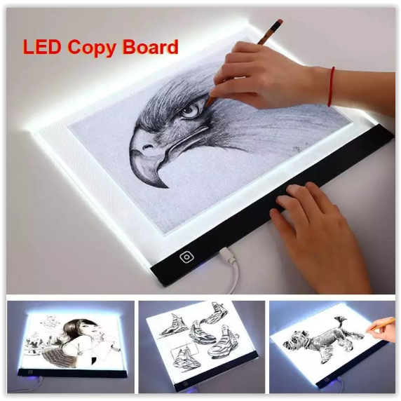 Jual Ready A4 LED Drawing Tracing Board Stensil Board Papan Jiplak ...